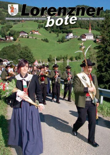 Lorenzner Bote - Ausgabe September 2012 (4,90 MB