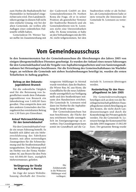 Lorenzner Bote - Ausgabe September 2006 (2,13 MB) (0 bytes)