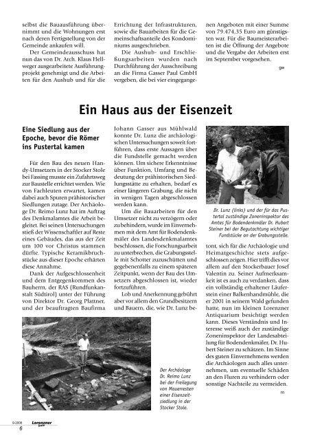 Lorenzner Bote - Ausgabe September 2006 (2,13 MB) (0 bytes)