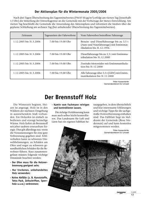 Lorenzner Bote - Ausgabe November 2005 (2,55 MB) (0 bytes)