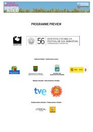 avance de programacin - Festival Internacional de cine de San ...