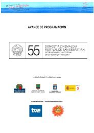 avance de programaciÃ³n - Festival Internacional de cine de San ...