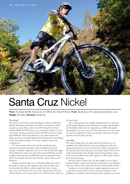 Santa Cruz Nickel - Santa Cruz Bikes