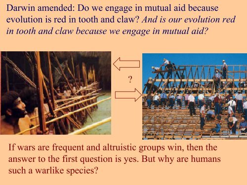 The Coevolution of Altruism, Parochialism and War - Santa Fe Institute