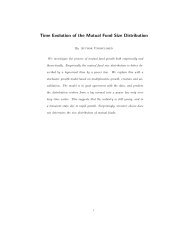 Time Evolution of the Mutual Fund Size Distribution - Santa Fe Institute