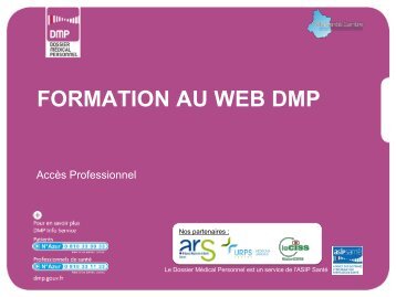 Support de Formation DMP - Portail Santé Région Centre