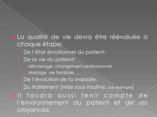 L'Education Thérapeutique du Patient; Pourquoi