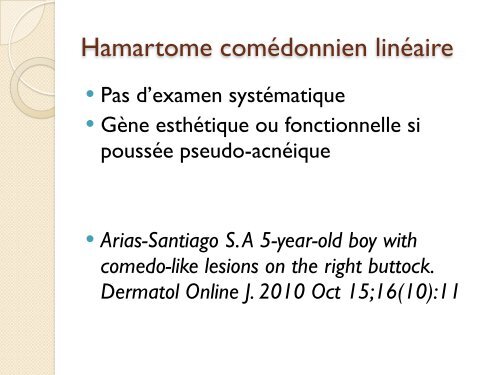 Dermatoses Linéaires