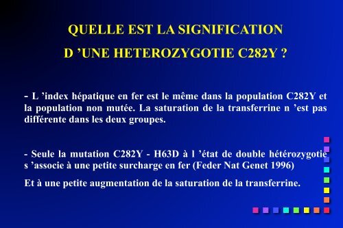 Hémochromatose