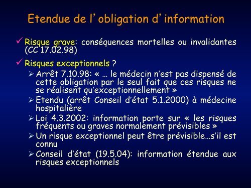 Consentement Eclairé & Allergie