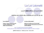 La Loi Léonetti