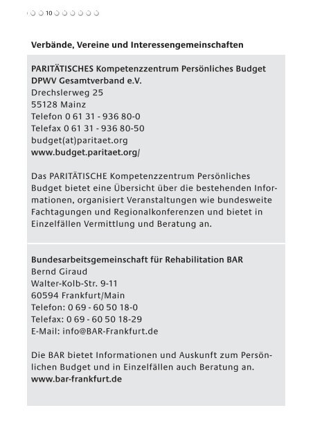 Beratungsstellen in Niedersachsen - Budget-tour.de