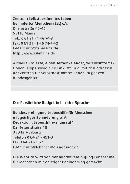 Beratungsstellen in Niedersachsen - Budget-tour.de