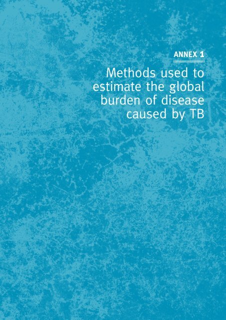 Global Tuberculosis Control 2010 - Florida Department of Health