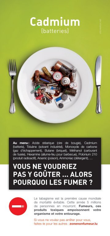 Flyer du concours antitabac 2011