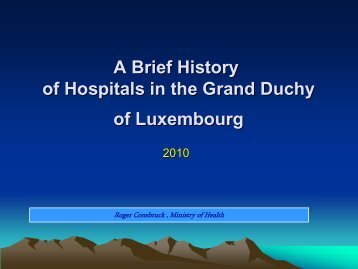 A Brief History Of Hospitals In The Grand