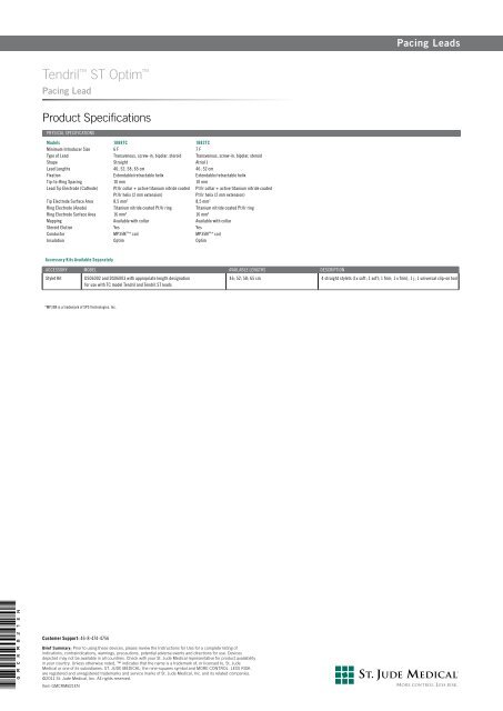 Tendril™ ST Optim™ - Sante International SA