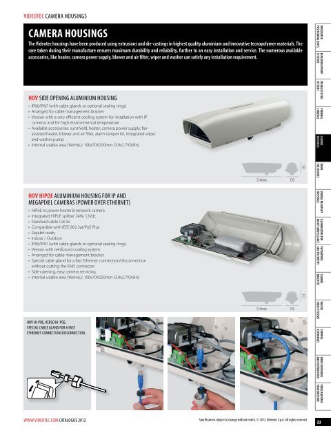 CCTV Products Catalogue 2012 - Santec-video.de