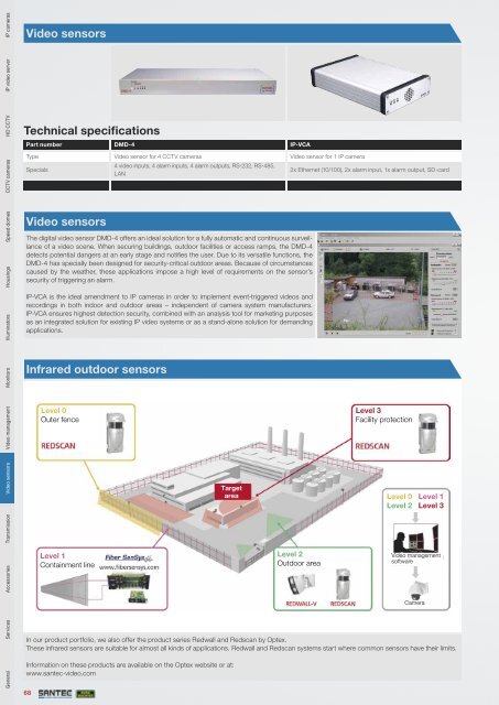 PRODUCT CATALOGUE 2013 VIDEO SECURITY - Santec-video.de