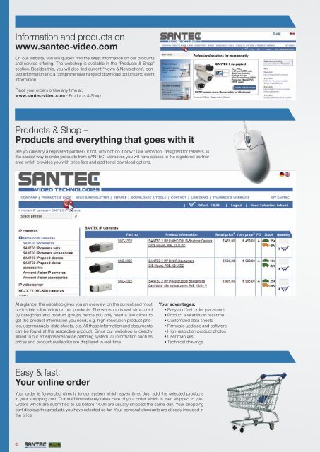 PRODUCT CATALOGUE 2013 VIDEO SECURITY - Santec-video.de