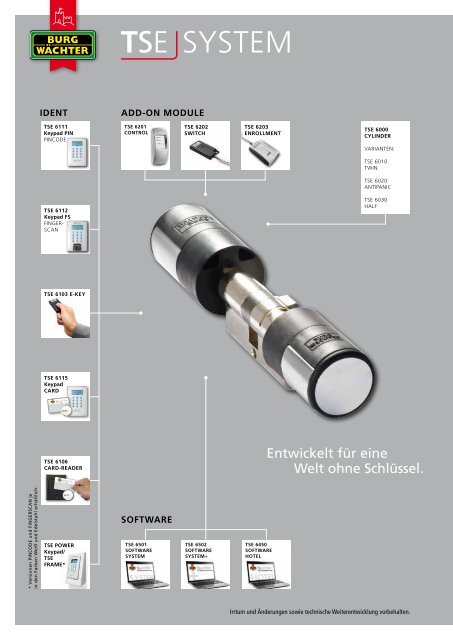 Elektronische SchlieÃŸanlagen