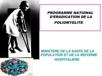 Programme National d'Ã©radication de la poliomyÃ©lite - SantÃ© Maghreb