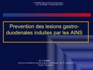 PrÃ©vention des lÃ©sions gastroduodÃ©nales induites par les AINS