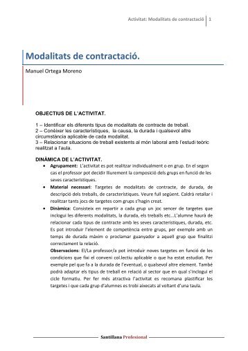 Descarregar arxiu Activitat: Modalitats de contractació - FOL