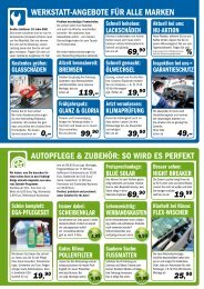 WERKSTATT-ANGEBOTE FÜR ALLE MARKEN - Autohaus ...