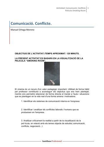 Comunicació. Conflicte. - FOL