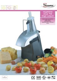 Vegetable slicer #48 (high output) - Santos