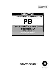 SANMOTION Q - Sanyo Denki America, Inc. SANMOTION Q - Sanyo Denki America, Inc.