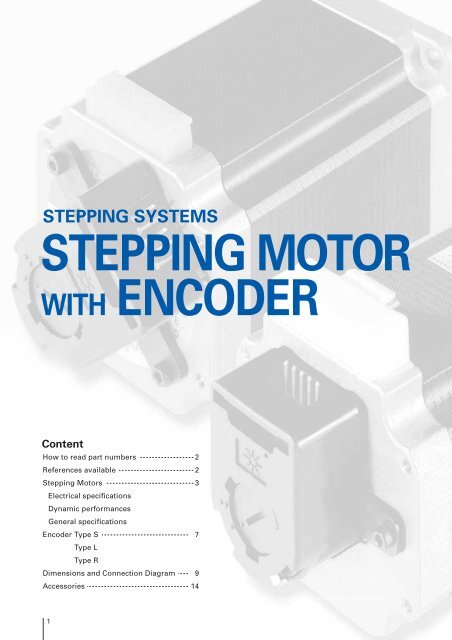 STEPPING MOTOR ENCODER - sanyo denki europe