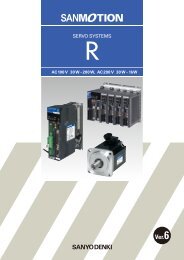 SanMotion R Servo Systems