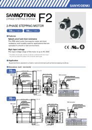 2-PHASE STEPPING MOTOR - sanyo denki europe