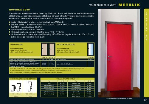 Katalog SAPELI 2009 KOMPLET FINAL.indd - Silva