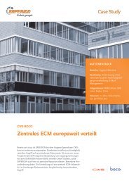 Zentrales ECM europaweit verteilt - Saperion AG
