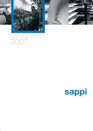 2007 Annual Report - Sappi