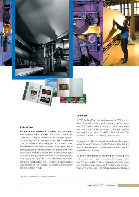 2007 Annual Report - Sappi