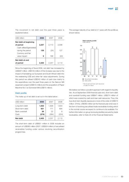 2008 Annual report - Sappi