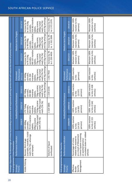 Annual Performance Plan - Saps