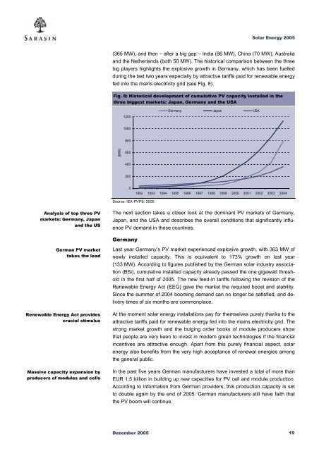 Sustainability Report - Bank Sarasin-Alpen