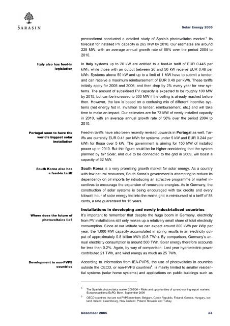 Sustainability Report - Bank Sarasin-Alpen