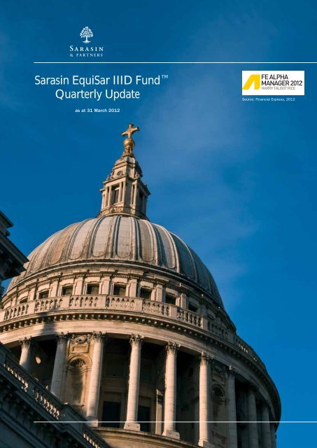Sarasin EquiSar IIID Fund Quarterly Update - Bank Sarasin-Alpen