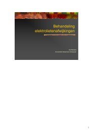 Behandeling elektrolietenafwijkingen