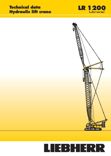 Liebherr LR 1200 - Sarens