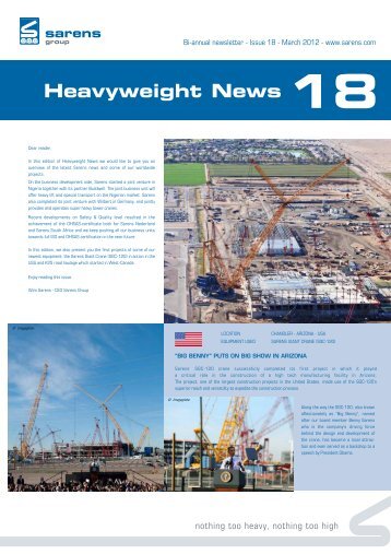 Heavyweight News 18 - Sarens