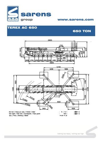 Terex AC 650 SL - Sarens