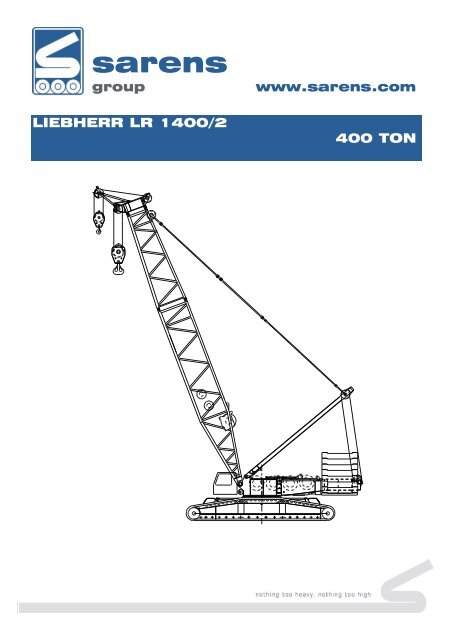 Liebherr LR 1400/2 - Sarens