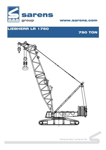 Liebherr LR 1750 - Sarens